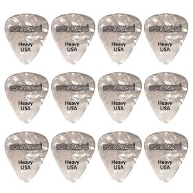 5 Core Guitar Picks 12 Piece 0.96mm Celluloid Heavy Gauge Pick for Acoustic Electric Bass Guitar Natural Feel Warm Tone Puas Para Guitarra - G PICK H