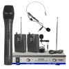 5 Core Wireless Microphone Dual Handheld Mic Cordless Receiver Dj Karaoke Singing Microphones WM 301 HC