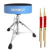 5 CORE Drum Throne Padded Guitar Stool Height Adjustable Heavy Duty Music Chair Seat Universal for Adults & Kids with Anti Slip Rubber Feet - DS CH BL