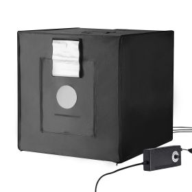 VEVOR Photo Studio Light Box 32" x 32" 5600K with 210 LED Lights Power Adapter