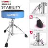 5 CORE Drum Throne Padded Guitar Stool Height Adjustable Heavy Duty Music Chair Seat Universal for Adults & Kids with Anti Slip Rubber Feet - DS CH BL