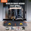 VEVOR Rubber Threshold Ramp, 2" Rise Threshold Ramp Doorway, Recycled Rubber Power Threshold Ramp Rated 33069 lbs Load Capacity