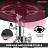 5 CORE Drum Throne Padded Guitar Stool Height Adjustable Heavy Duty Music Chair Seat Universal for Adults & Kids with Anti Slip Rubber Feet - DS CH BL