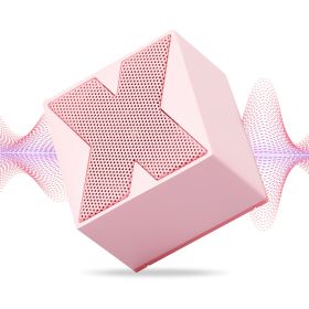 Mini Speaker With Powerful Sound Quality, Wireless Connection, Suitable For A Variety Of Scenarios. There Are A Variety Of Types For You To Choos (Color: Pink)