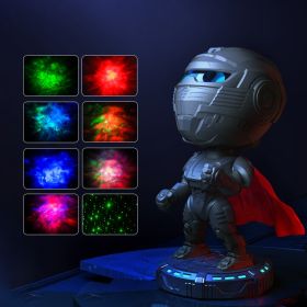 Mecha Samurai Projector Light - Regular Models, Inspired By The Unique Mecha Samurai Shape, It Can Project Cool Light And Shadow To Light Up The (Option: Projector lamps)