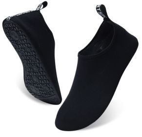 Adult Barefoot Socks Diving Water Swimming Socks Light Water Shoes Beach Shoes Non-slip Swimming Beach Socks Snorkeling Shoes (Color: Fine lines2, Shoe Size: 42-43)
