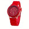 Simple Silicone Casual Quartz Watch Women Crystal Silicone Watches Wrist Watch