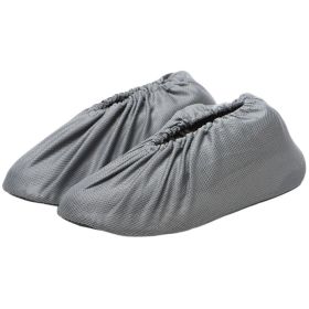 Mesh Fabric Breathable Cotton Shoe Cover Air Conditioning Cloth Thickened Non-slip Wear Resistant Shoe Cover (Color: Grey)