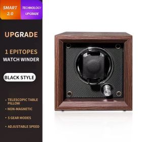 Luxury Wood Watch Winder High-End 2 4 6 Slot Automatic Watches Box with Mabuchi Motor Watch Shaker Cabinet Clock Storage Box (Color: BL-10s plus-2)