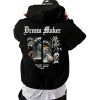 Men's Oversized Graphic Hooded Sweatshirt Letter Figure Print Hoodie Pullover Top