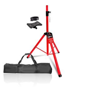 5 Core Speaker Stand Tripod Floor Heavy Duty Adjustable Up to 72 Inch DJ Studio Monitor Stands Pole Mount - SS HD RED BAG (QTY: SS HD 1PK RED BAG)