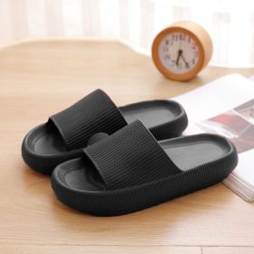 Men's cloud slippers; shower slippers in home bathroom (Colour: White, size: 42/43)