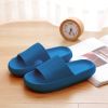 Men's cloud slippers; shower slippers in home bathroom