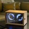 Luxury Wood Watch Winder High-End 2 4 6 Slot Automatic Watches Box with Mabuchi Motor Watch Shaker Cabinet Clock Storage Box