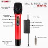 5 Core Wireless Microphones Pair UHF Professional Handheld Microfonos Inalambricos Dual Cordless Mic System for Karaoke Singing Wedding DJ Party Speec